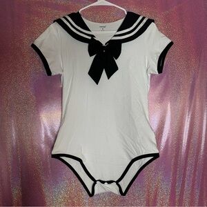 Littleforbig Sailor Cosplay Magical Girl Cotton Romper Onesie Pajamas Bodysuit